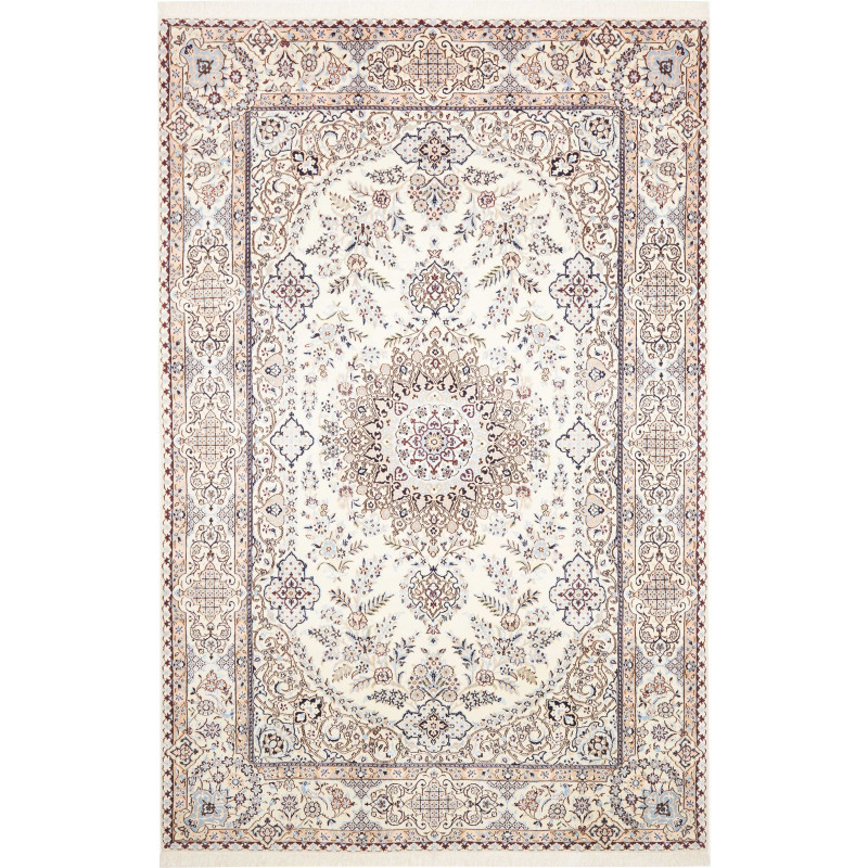 Nain 9la 200x310 Cm Nain 9la, Persia, Hand-carded Wool And