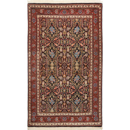 Hand Made Rug Ilaam Persia 101x166 Black Rust R