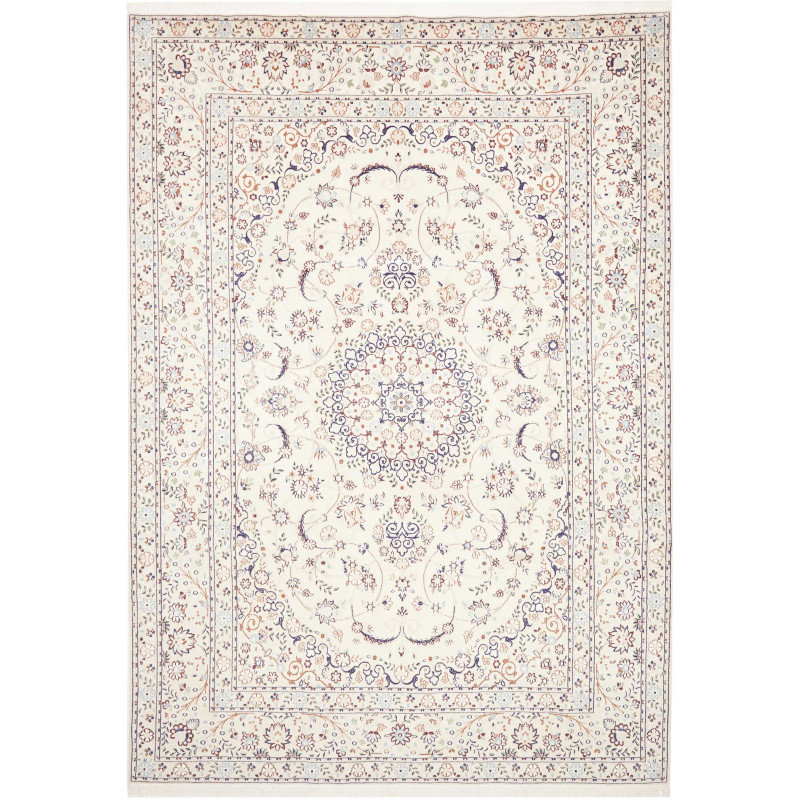 Nain 9la 210x307 Cm Nain 9la, Persia, Hand-carded Wool And