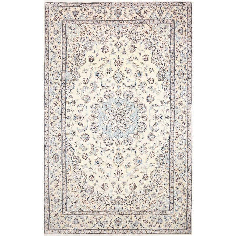 Nain 9la 200x312 Cm Nain 9la, Persia, Hand-carded Wool And