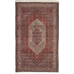 Tappeto Originale Bidjar Persia 140x228 Rosso S