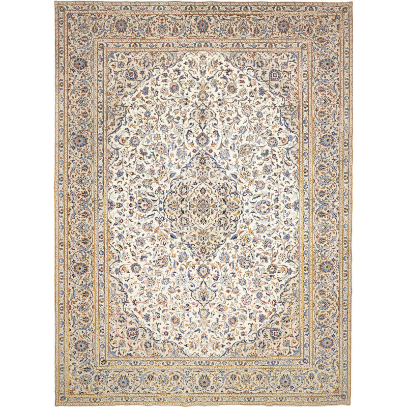 Kashan 304x404 Cm Kashan, Persia, Hand-carded Wool (cotton