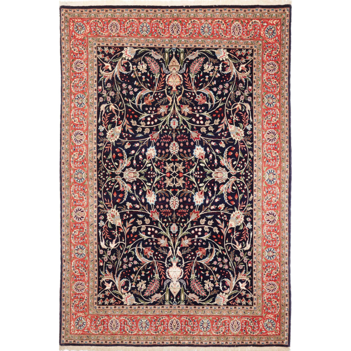 Tappeto Originale Ilaam Persia 140x209 Blu Scur