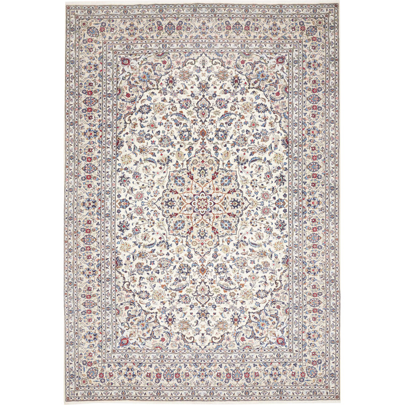 Kashan 245x360 Cm Kashan, Persia, Hand-carded Wool, Cotton