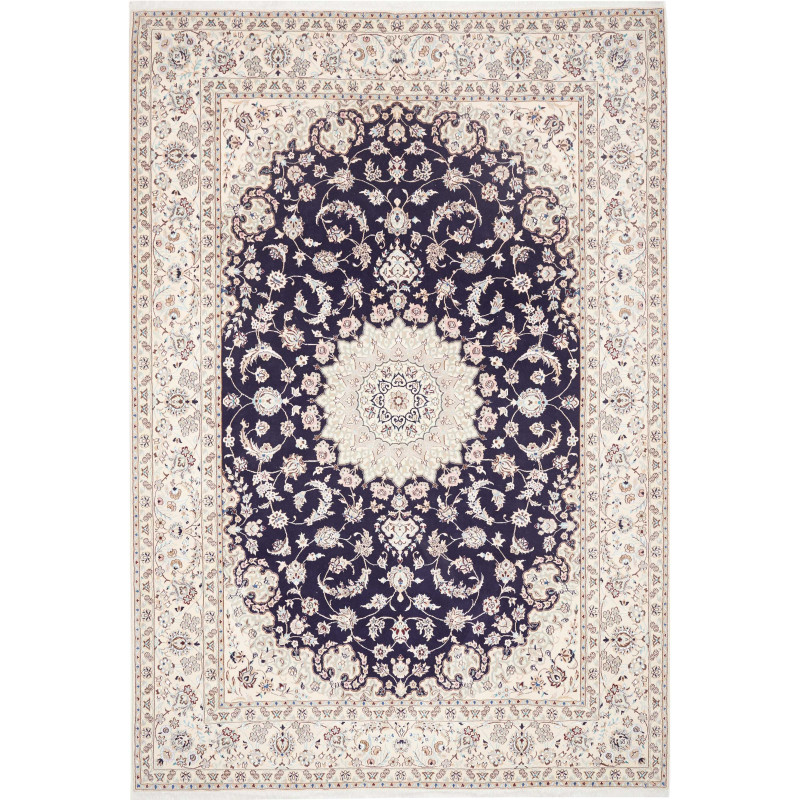 Nain 9la 255x365 Cm Nain 9la Persia Hand-carded Wool And