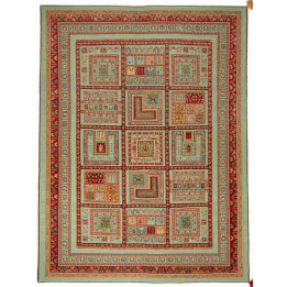Hand Made Rug Nimbaft Persia 210x274 Sage Green