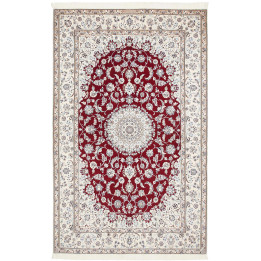 Hand Made Rug Nain 6la Persia 135x217 Red Ivory