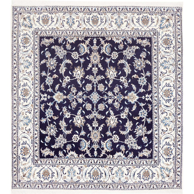 Nain Kashmar 196x213 Cm Nain Kashmar, Persia. Hand-carded