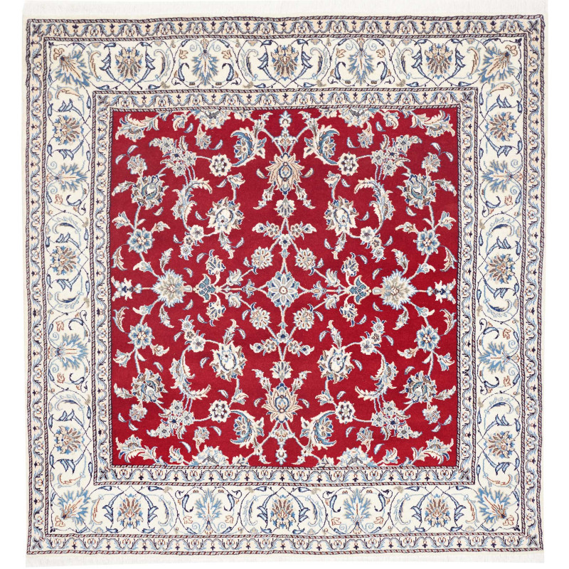 Nain Kashmar 197x204 Cm Nain Kashmar, Persia, Hand-carded