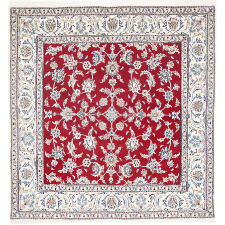 Nain Kashmar 197x204 Cm Nain Kashmar, Persia, Hand-carded