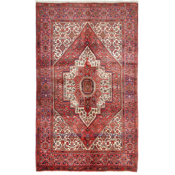 Tappeto Originale Gholtugh Persia 122x200 Rosso