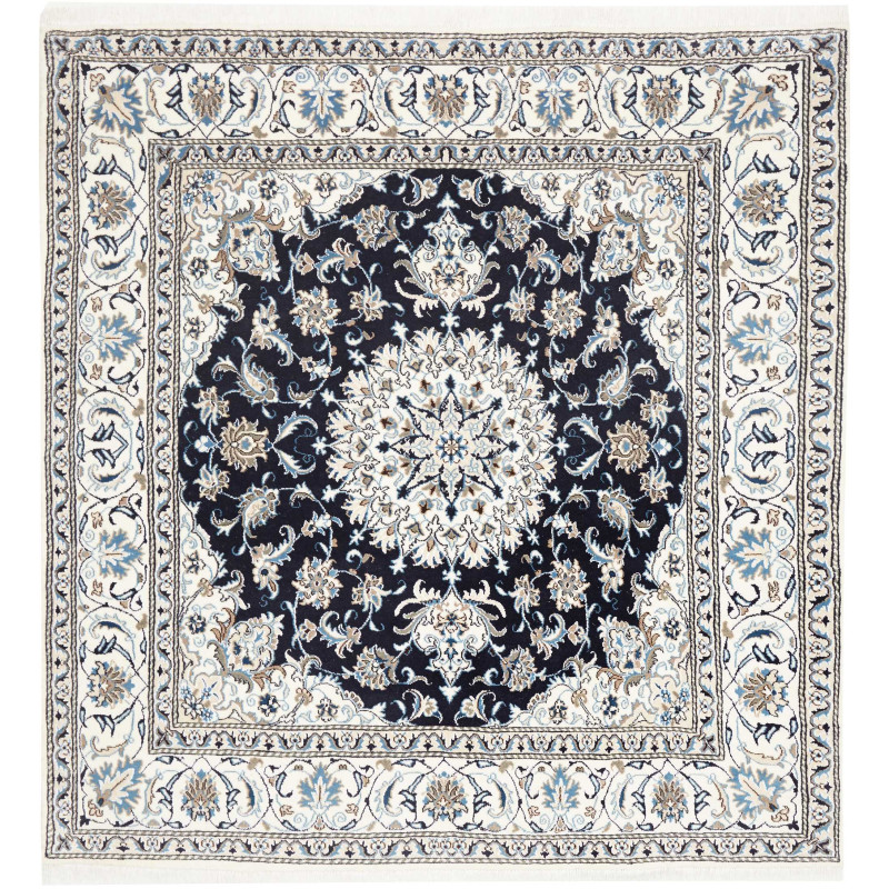 Nain Kashmar 193x201 Cm Nain Kashmar, Persia, Hand-carded