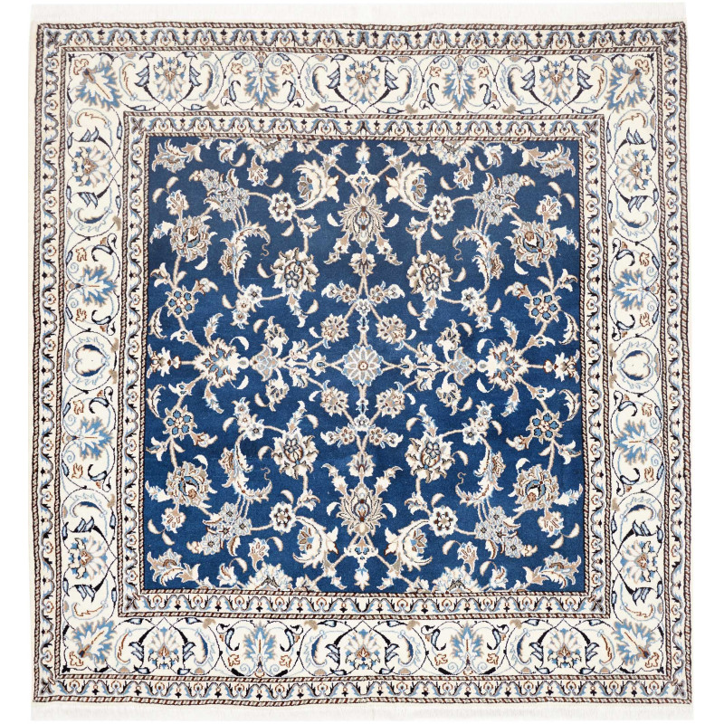 Nain Kashmar 195x203 Cm Nain Kashmar, Persia, Hand-carded