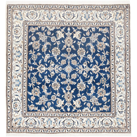 Nain Kashmar 195x203 Cm Nain Kashmar, Persia, Hand-carded