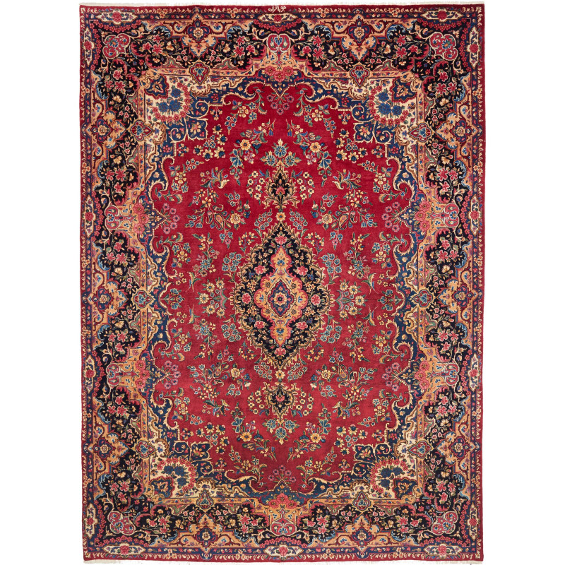 Kerman 246x340 Cm Kerman Persia Hand-carded Wool Cotton