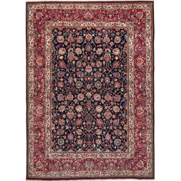 Hand Made Rug Mashad Fine Persia 194x277 Dark B
