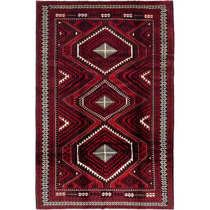 Tappeto Originale Lori Persia 212x318 Rosso Scu