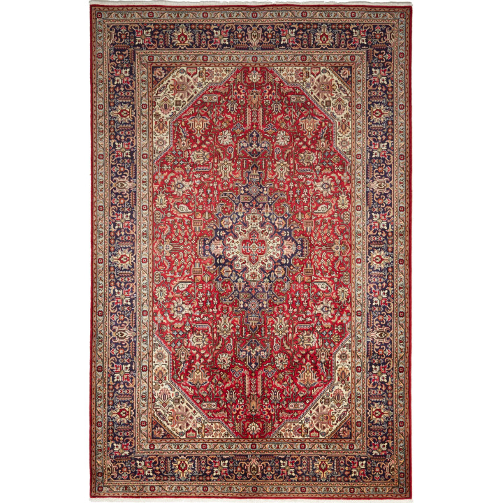 Tappeto Originale Tabriz Persia 200x307 Rosso B