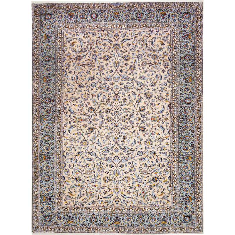 Kashan 246x350 Cm Kashan, Persia, Hand-carded Wool (warp: