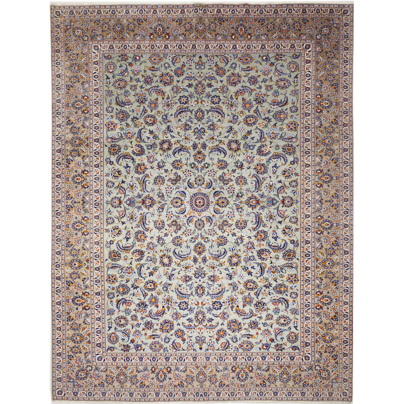 Kashan 305x412 Cm Kashan, Persia, Hand-carded Wool (warp: