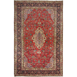 Hand Made Rug Hamadan Fine Persia 210x324 Red D