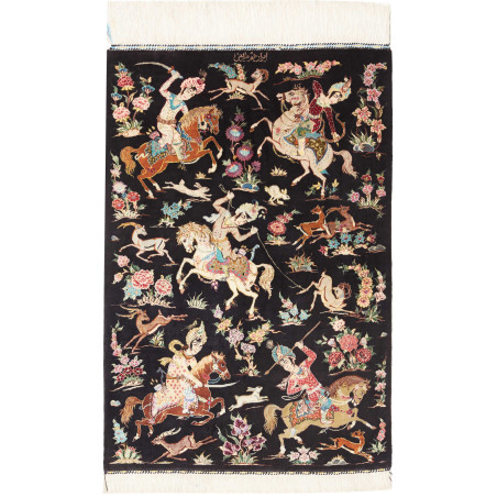 Ghom Silk 60x88 Cm Ghom Silk, Persia, 100% Silk (warp: