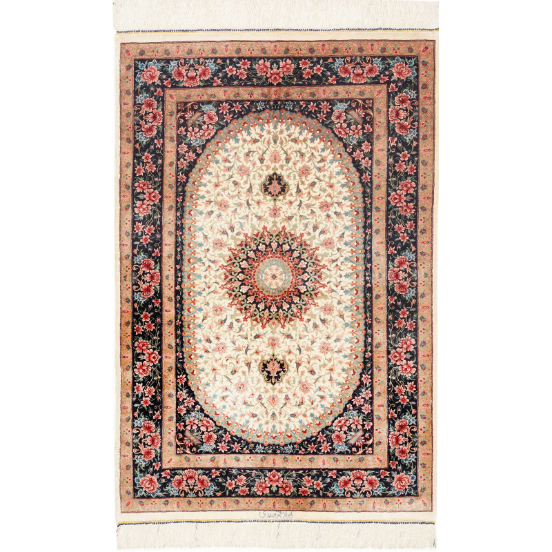 Ghom Silk 80x122 Cm Ghom Silk, Persia, Silk, 800,000-900,000
