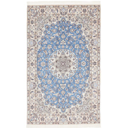 Hand Made Rug Nain 9la Persia 145x240 Blue Ivor