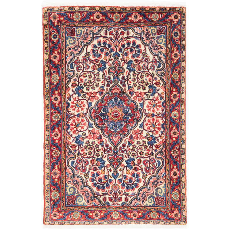 72x110 Cm Floral Persian Rug, Iran, Wool