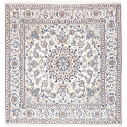 Nain Kashmar 198x208 Cm Nain Kashmar, Persia, Hand-carded