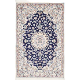 Hand Made Rug Nain 9la Persia 150x235 Midnight
