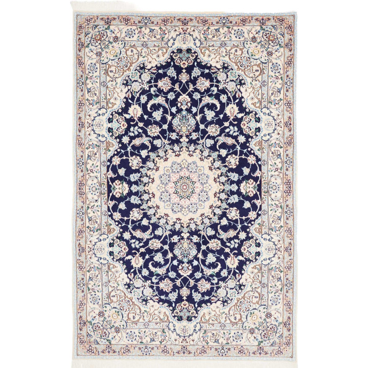 Hand Made Rug Nain 9la Persia 150x235 Midnight