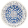 Rug Nain Kashmar Persia 200x203 Blue Ivory Whit