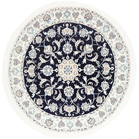 Nain Kashmar 150x152 Cm Nain Kashmar, Persia, Hand-carded