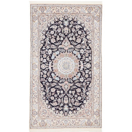 Hand Made Rug Nain 9la Persia 143x247 Midnight