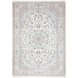 Nain 9la 246x348 Cm Nain 9la, Persia, Hand-carded Wool And