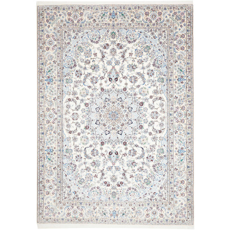 Nain 9la 246x348 Cm Nain 9la, Persia, Hand-carded Wool And