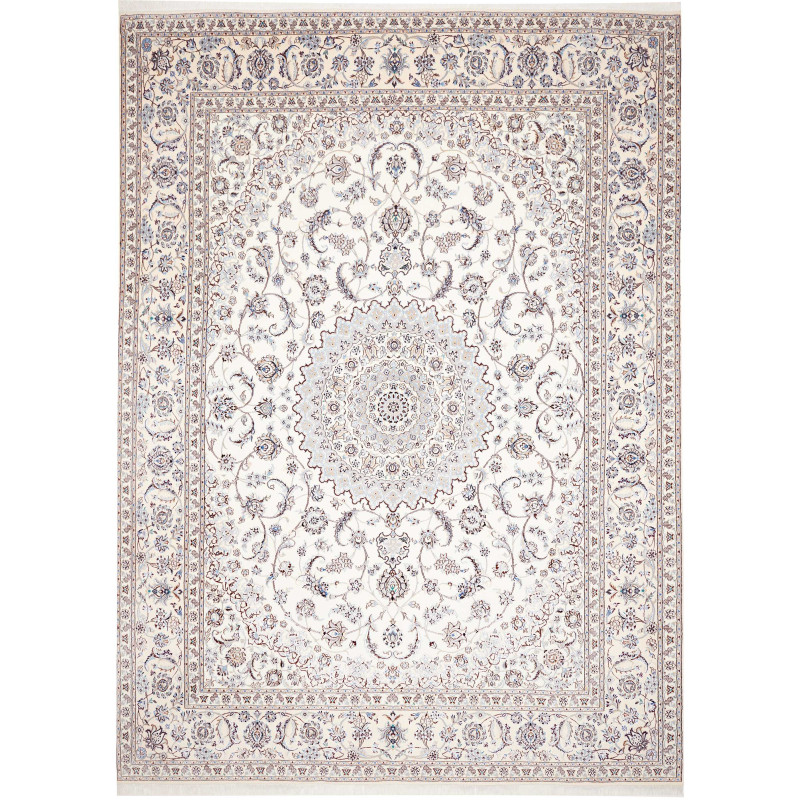 Nain 9la 294x406 Cm Nain 9la, Persia, Hand-carded Wool And