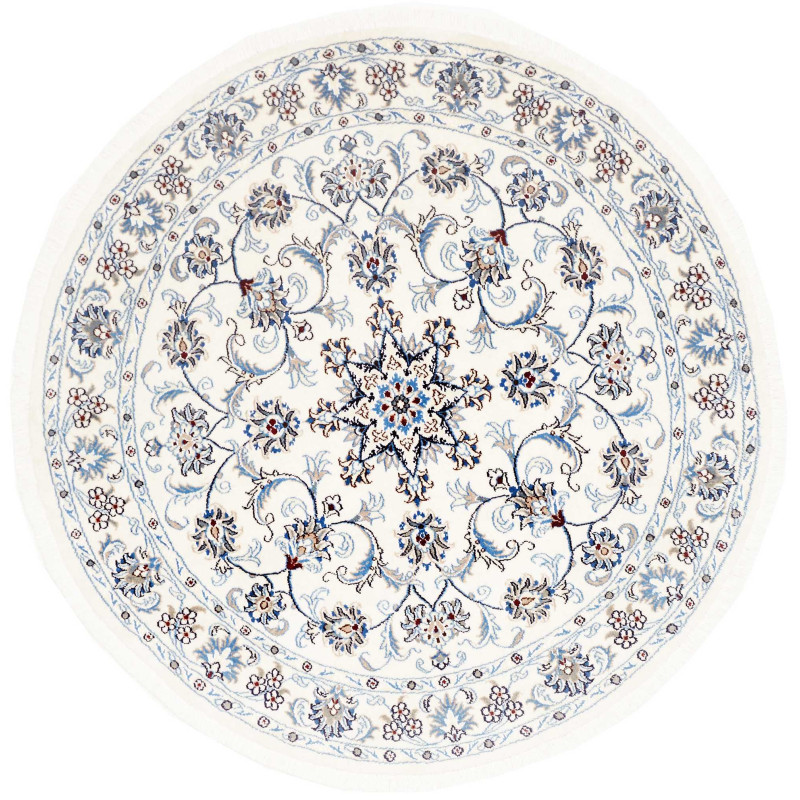 Nain Kashmar 145x145 Cm Nain Kashmar, Persia, Hand-carded