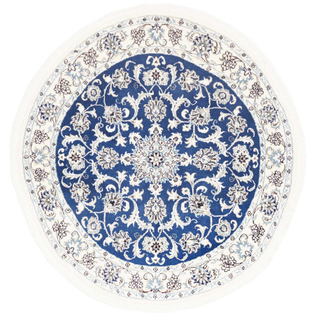 Nain Kashmar 140x140 Cm Nain Kashmar, Persia, Hand-carded
