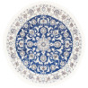 Nain Kashmar 140x140 Cm Nain Kashmar, Persia, Hand-carded