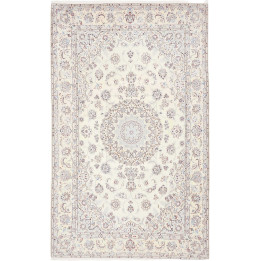 Hand Made Rug Nain 9la Persia 193x312 Ivory Blu
