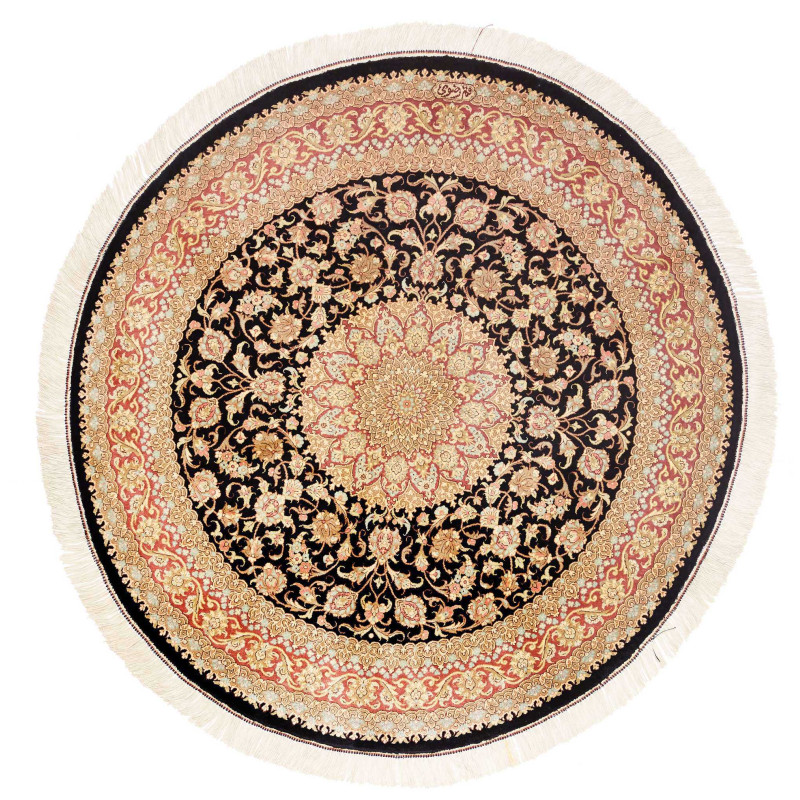 Ghom Silk 98x98 Cm Ghom Silk, Persia, 100% Silk,