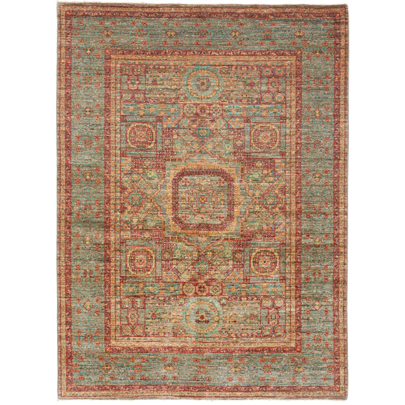 Mamlouk 153x207 Cm Mamlouk, Pakistan, Hand-carded Wool