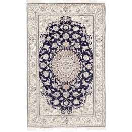 Tappeto Originale Nain 9la Persia 153x248 Blu N