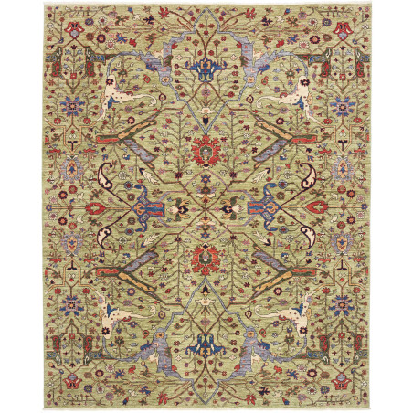 Ziegler Fine 256x312 Cm Ziegler Fine, Pakistan, Hand-carded