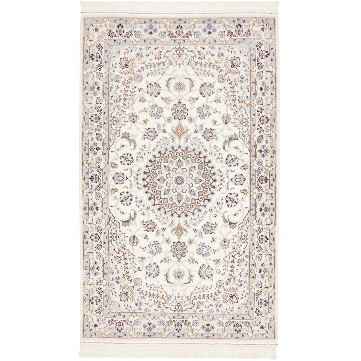 Hand Made Rug Nain 9la Persia 126x210 Ivory Lig
