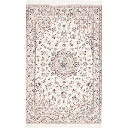 Hand Made Rug Nain 9la Persia 138x214 Ivory Blu
