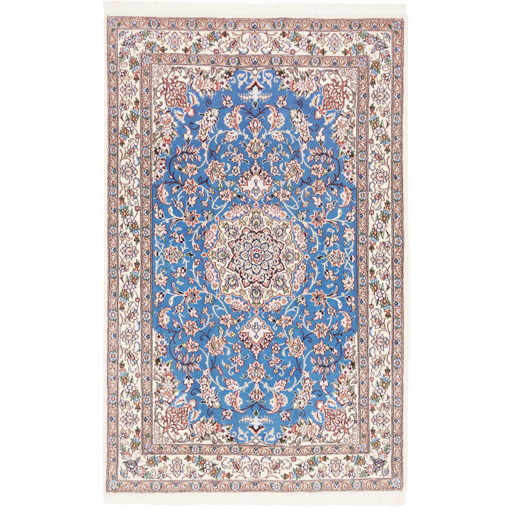 Tappeto Originale Nain 9la Persia 124x197 Azzur