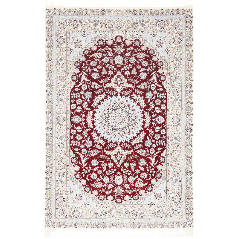 Nain 6la 127x191 Cm Nain 6la, Persia, Hand-spun Wool And